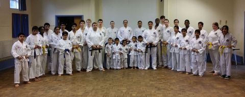 The whole club together